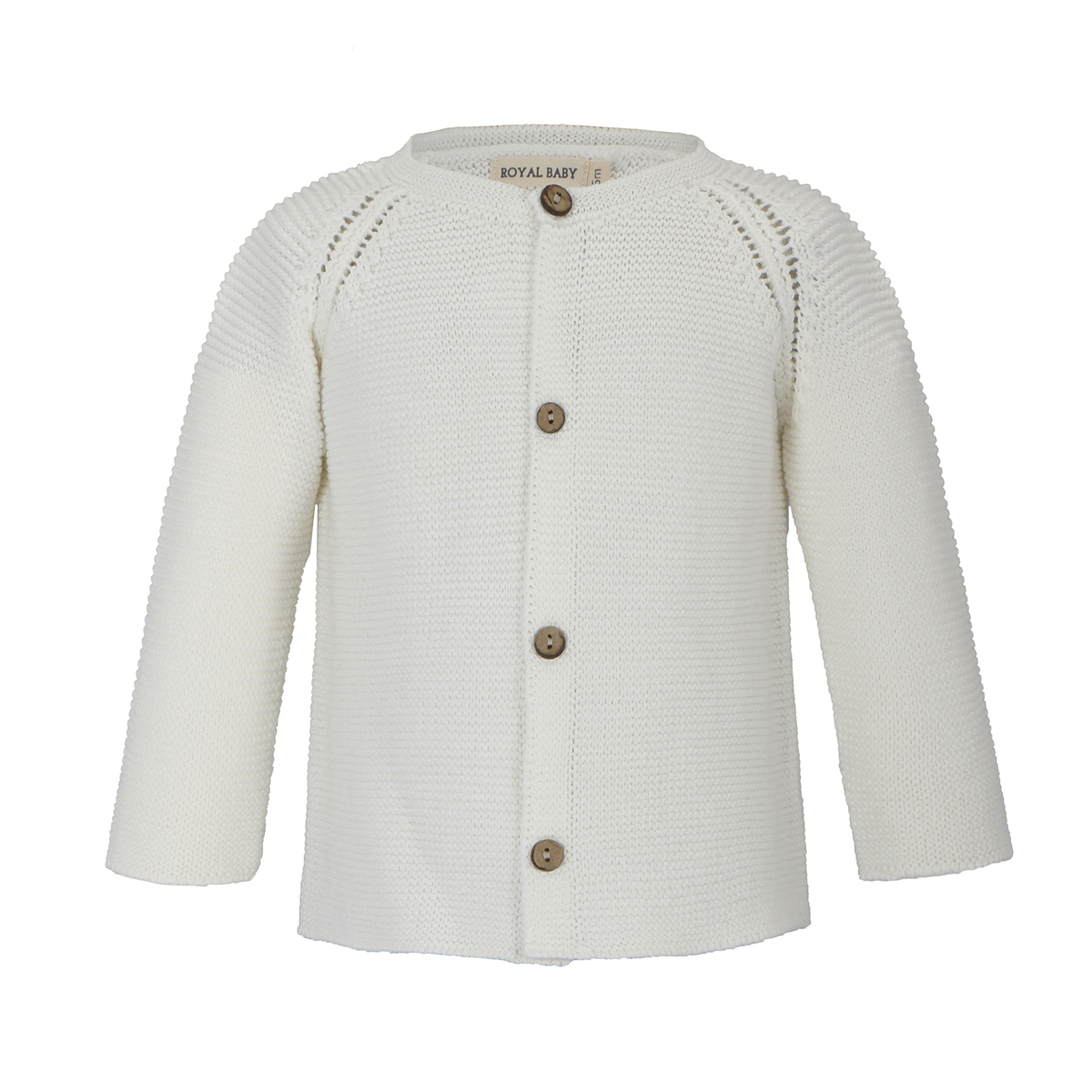 Cardigan Cristal Niño - Crudo