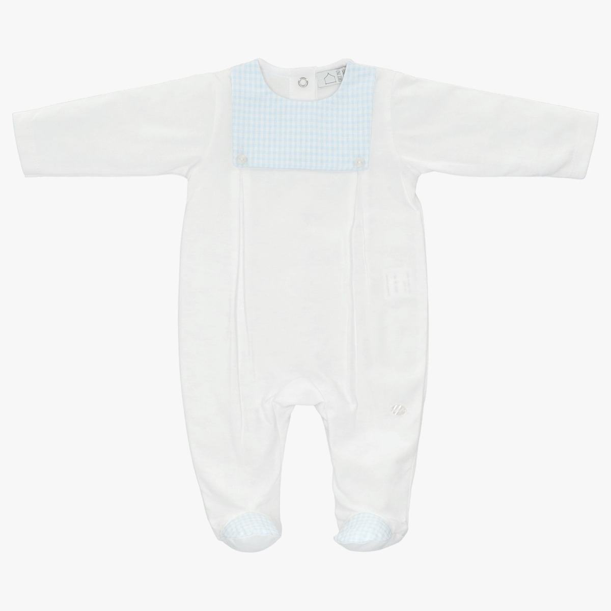 Pelele Pie Interlock Niño Vichy