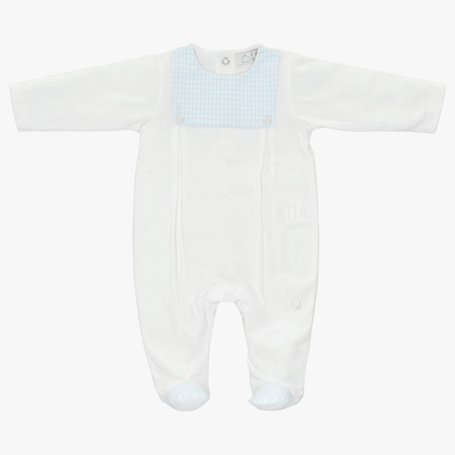Pelele Pie Interlock Niño Vichy