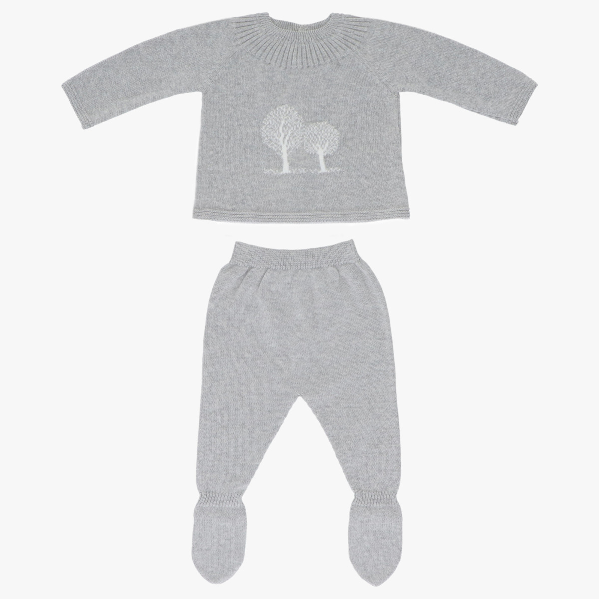 Conjunto Primera Puesta Jacquard Unisex Trees