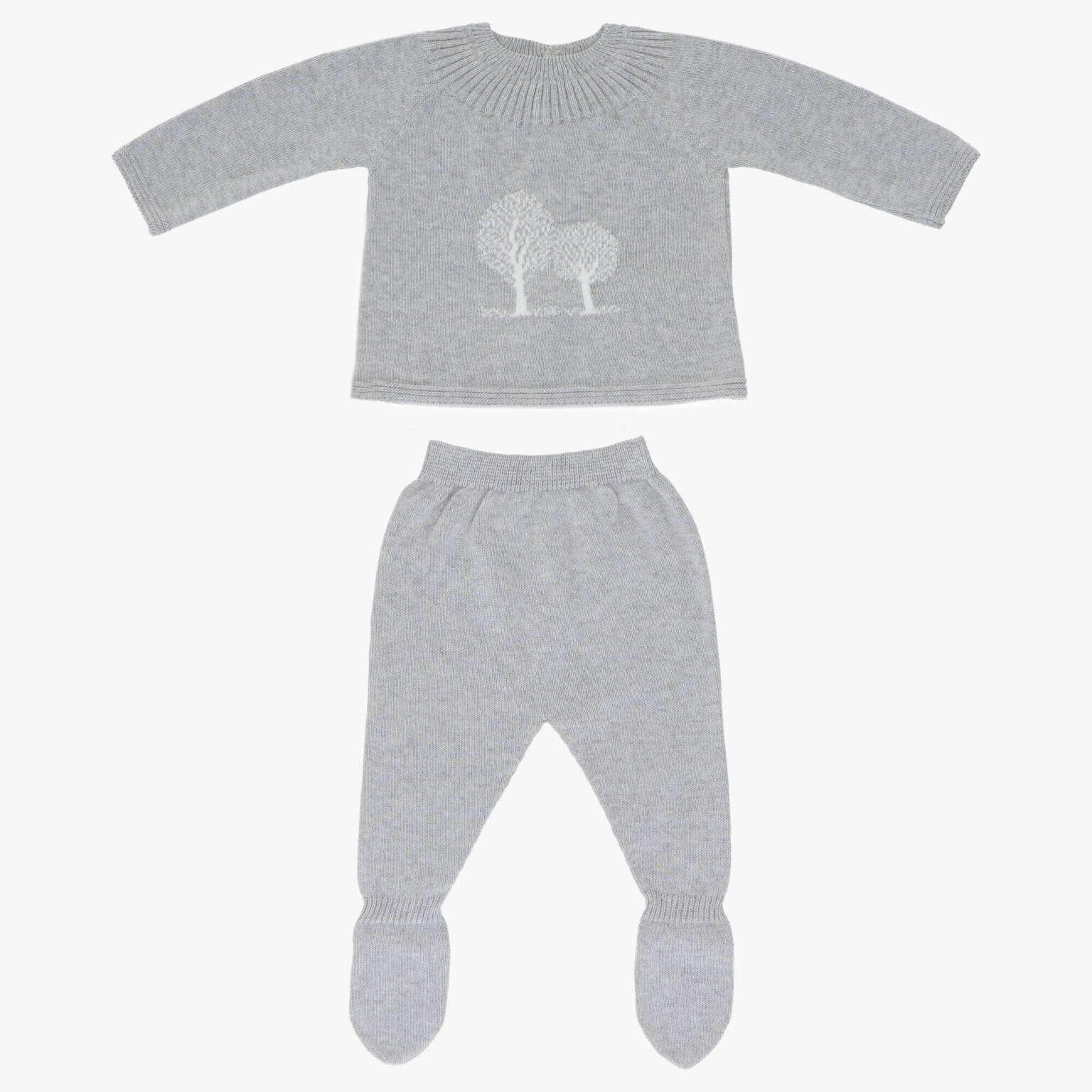Conjunto Primera Puesta Jacquard Unisex Trees