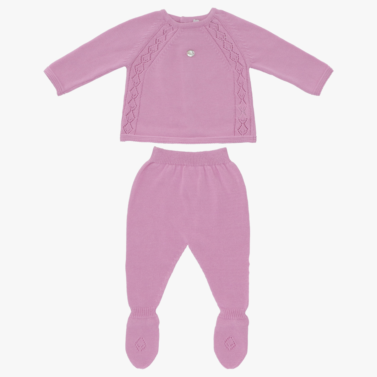 Conjunto Primera Puesta Niña Lavanda