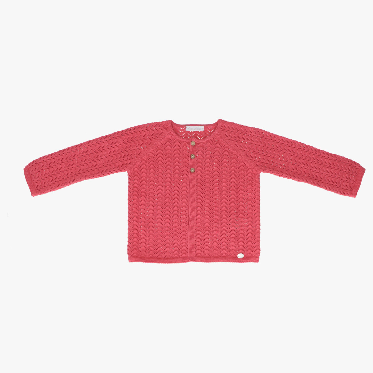 Cardigan Largo Calado Niña Coralina