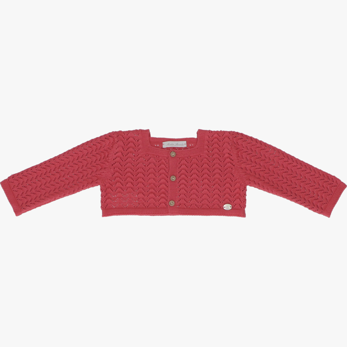 Cardigan Corto Calado Niña Coralina