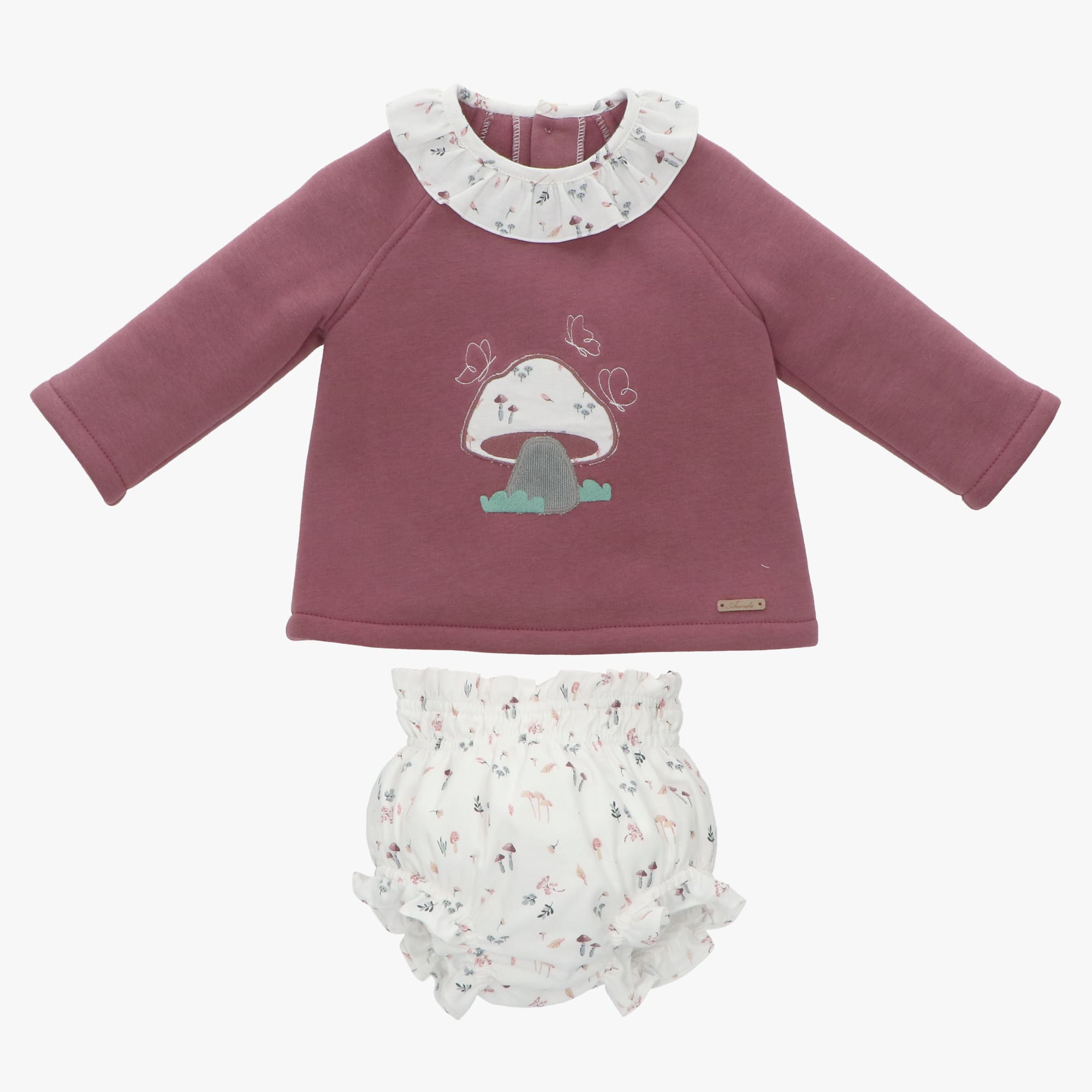 Conjunto Sudadera Braga Niña Funghi