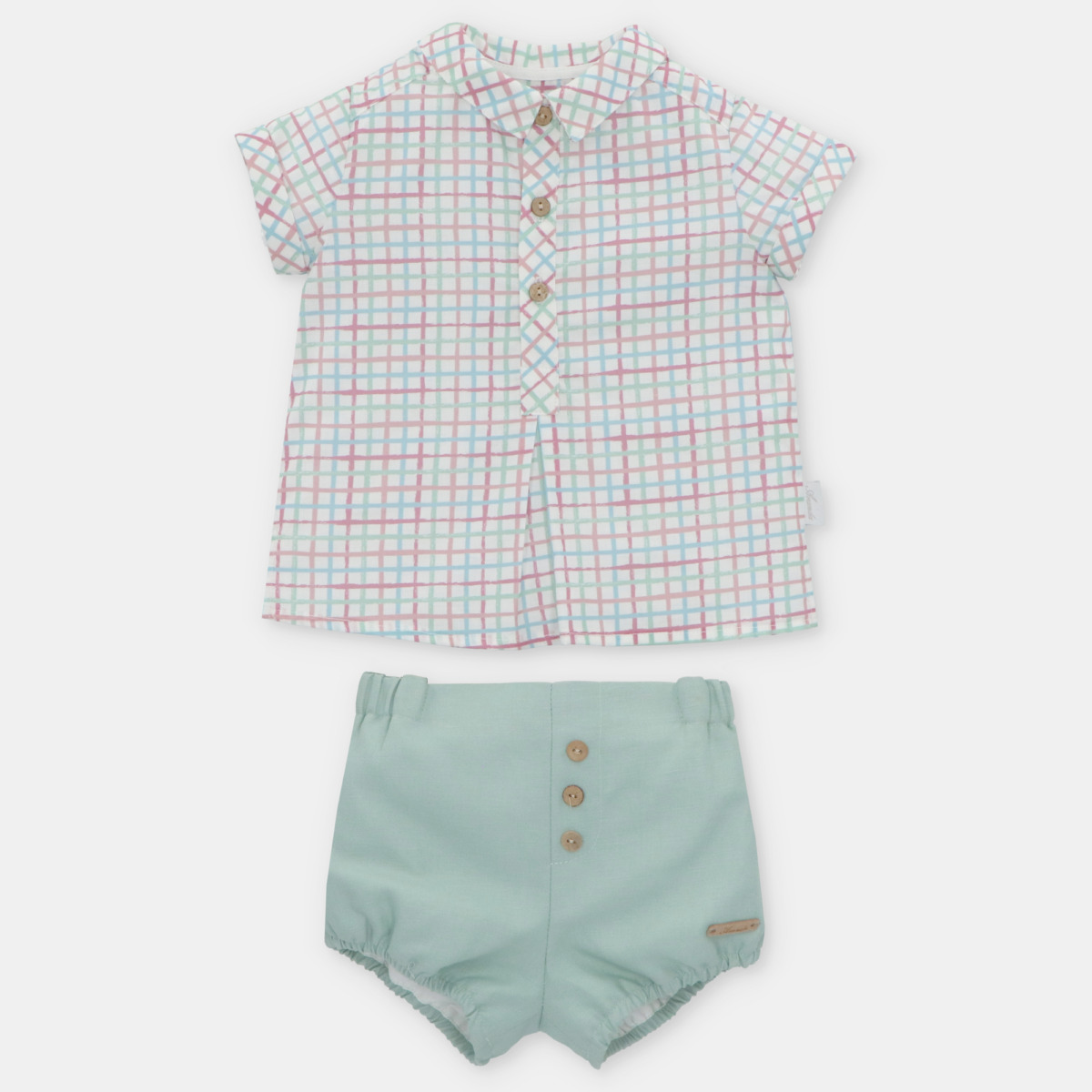 Conjunto Camisa Bombacho Prune