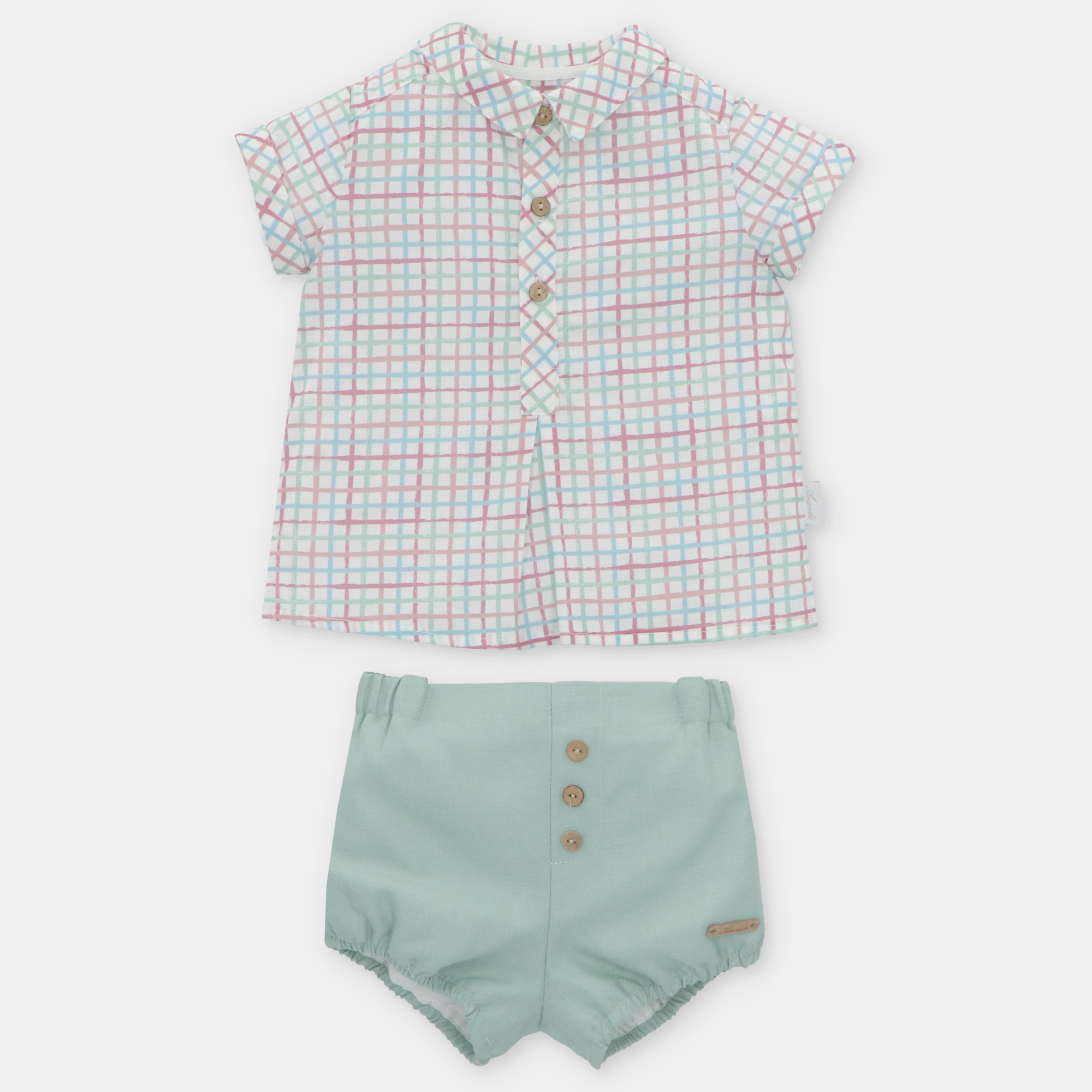 Conjunto Camisa Bombacho Prune