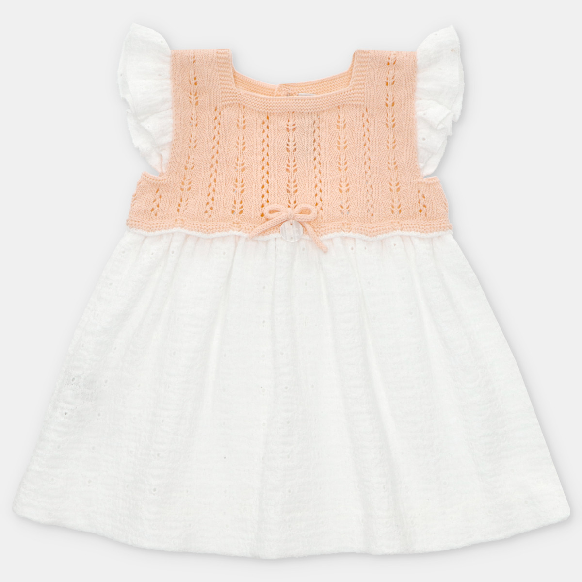 Vestido Punto y Tela Momo