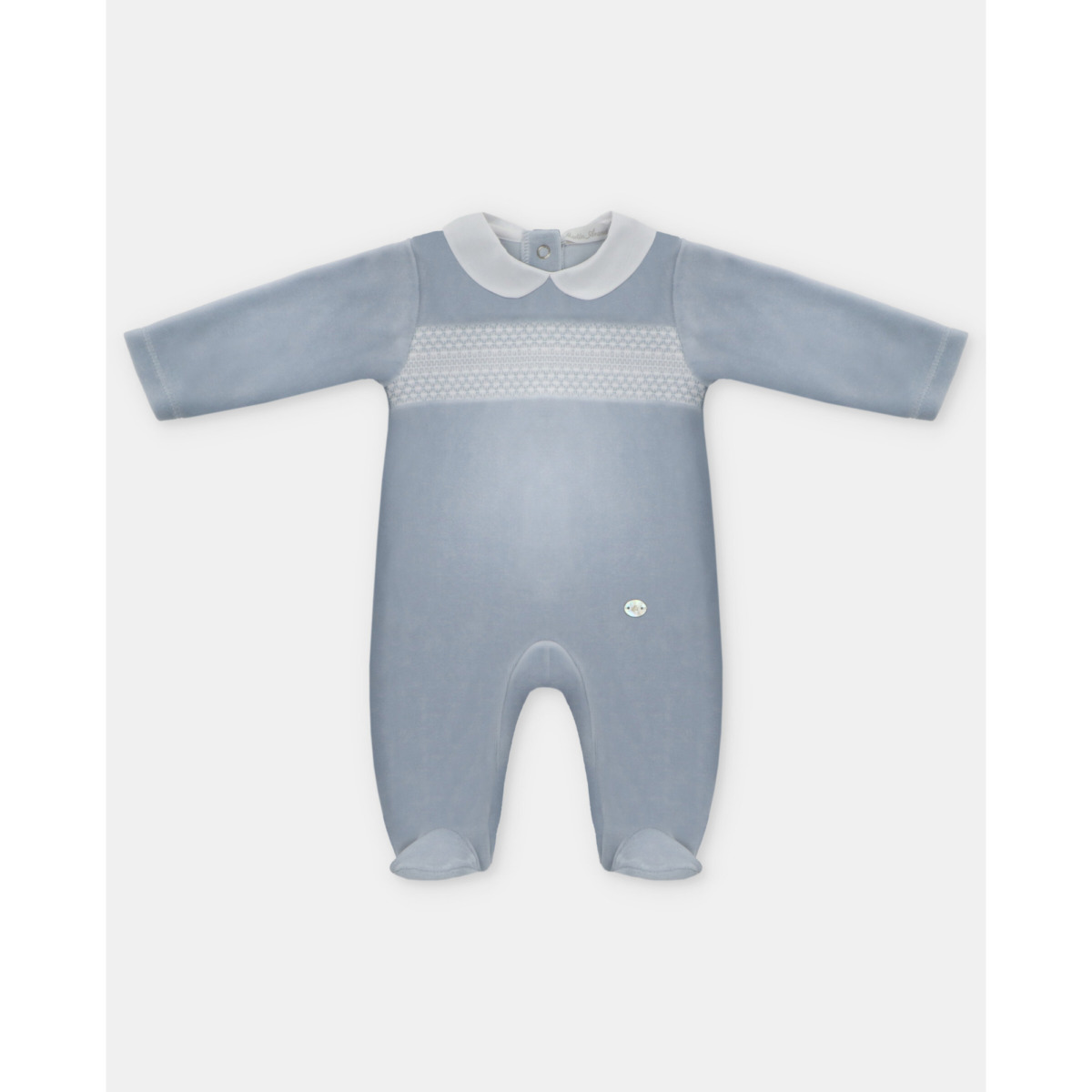 Pelele Largo Terciopelo NiƱo Smock Sweet Dreams