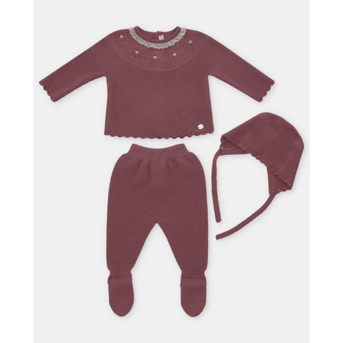 Conjunto Primera Puesta Niña Plum