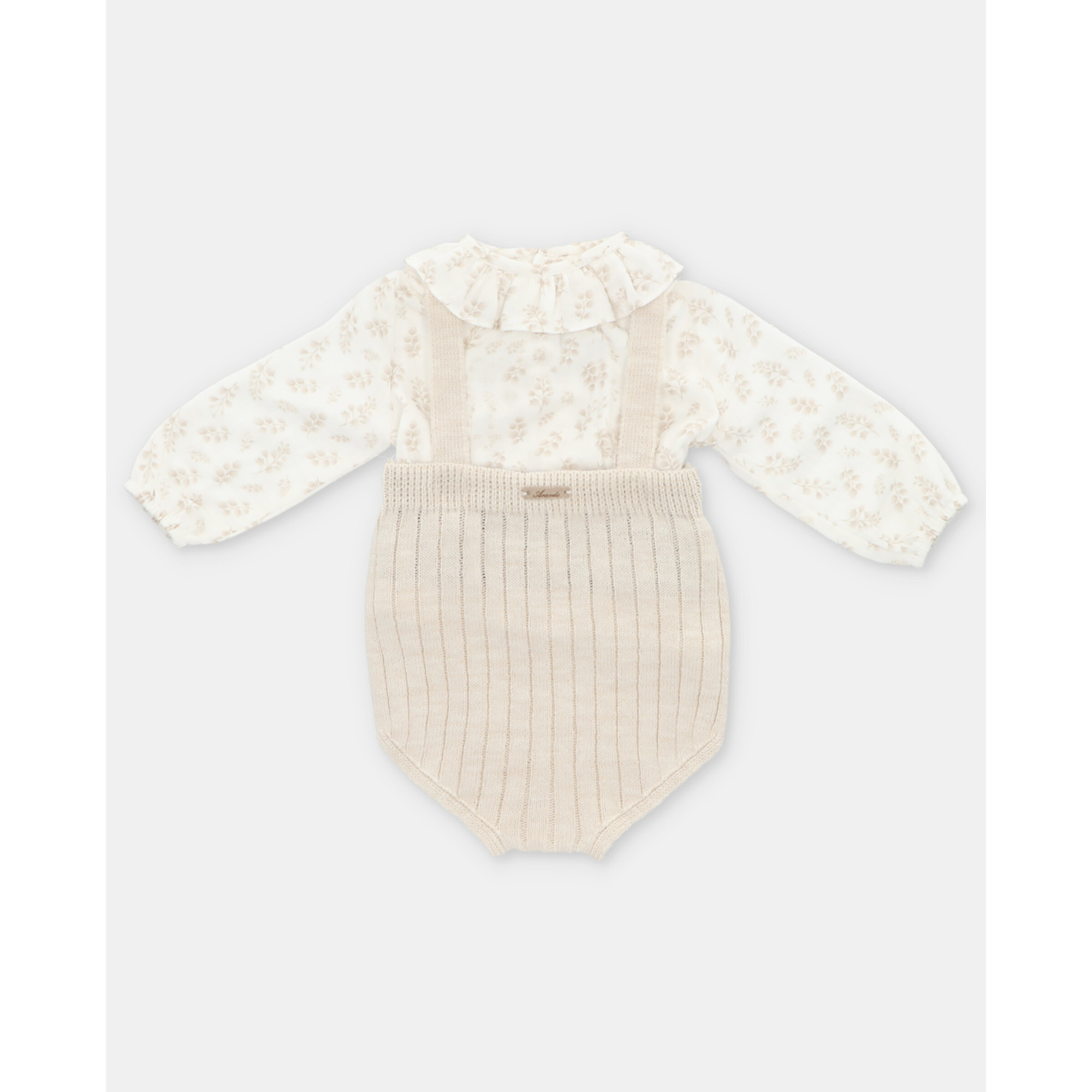 Conjunto Blusa Peto Niña Sabbia