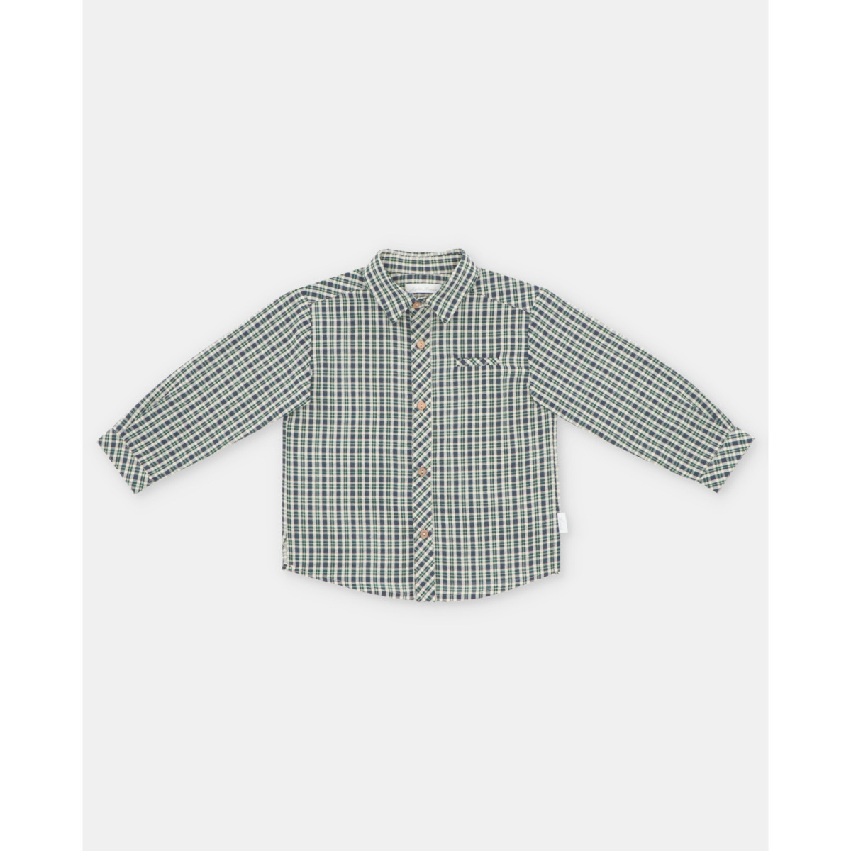 Camisa Cuadros Niño Dark Blue