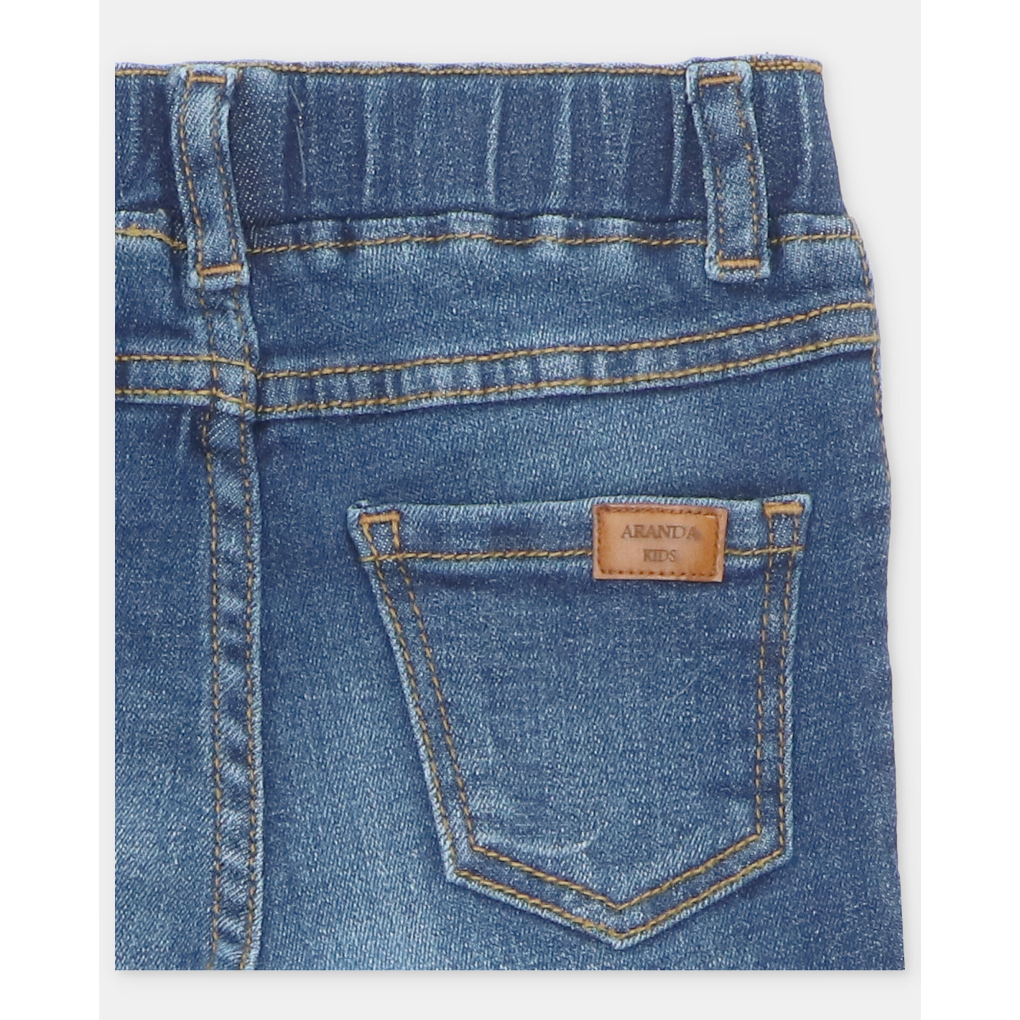 Pantalón Largo Vaquero Unisex Plum - Imagen 3