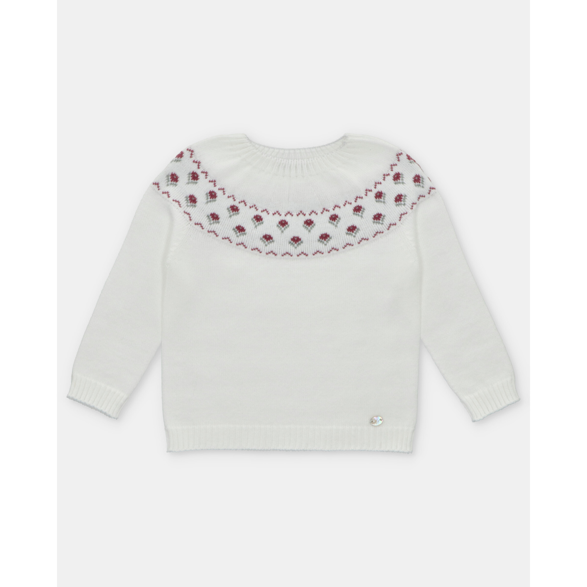 Jersey Jaquard Niña Plum