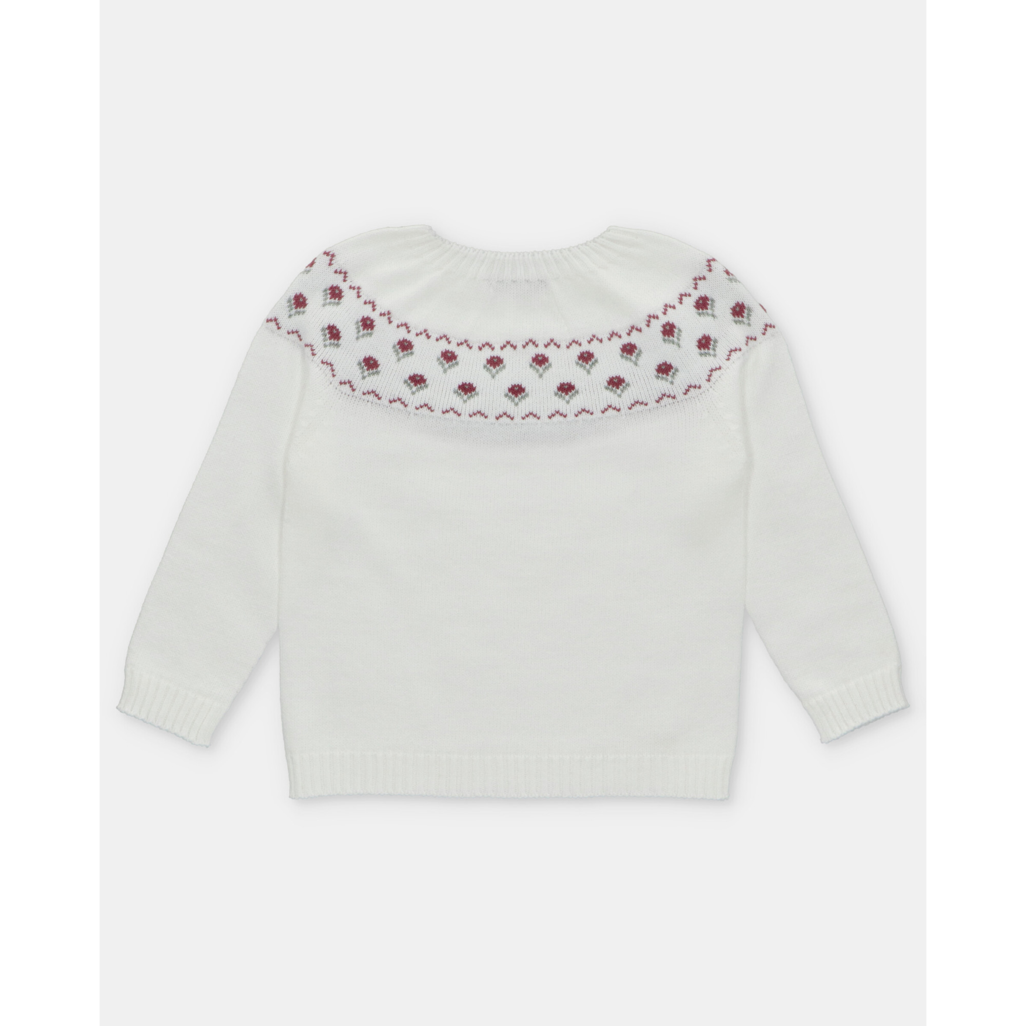 Jersey Jaquard Niña Plum - Imagen 2