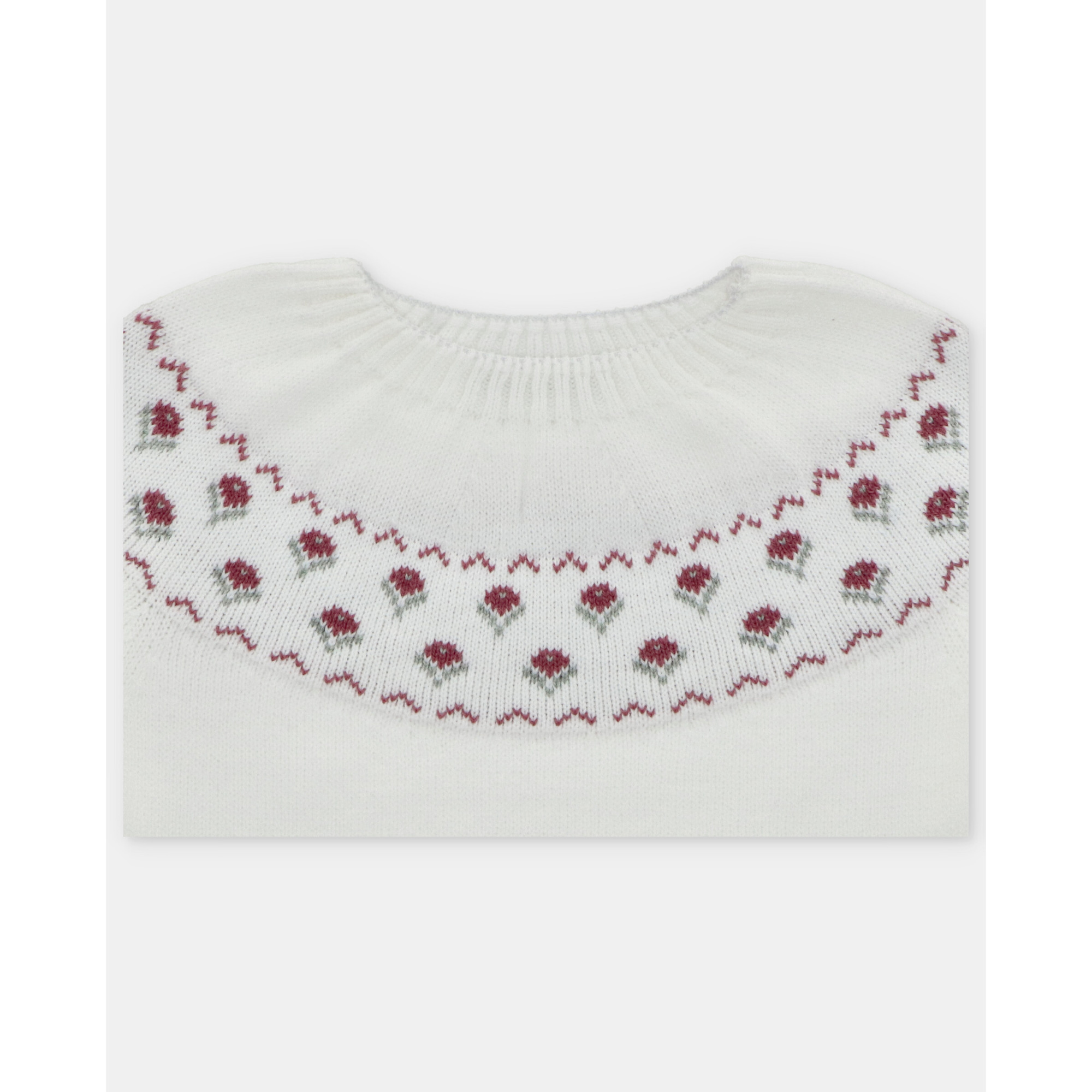 Jersey Jaquard Niña Plum - Imagen 3