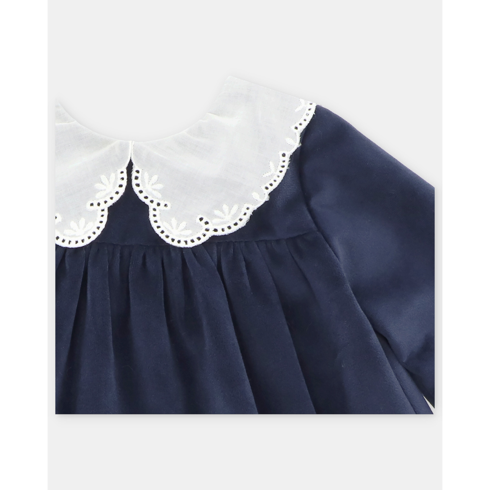 Jesusito Terciopelo Niña Dark Blue - Imagen 3