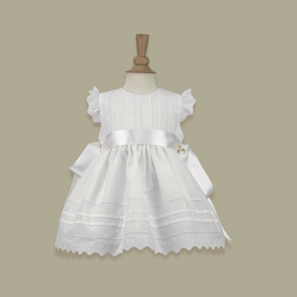 Vestido 481 Plumetti Batista - Crudo