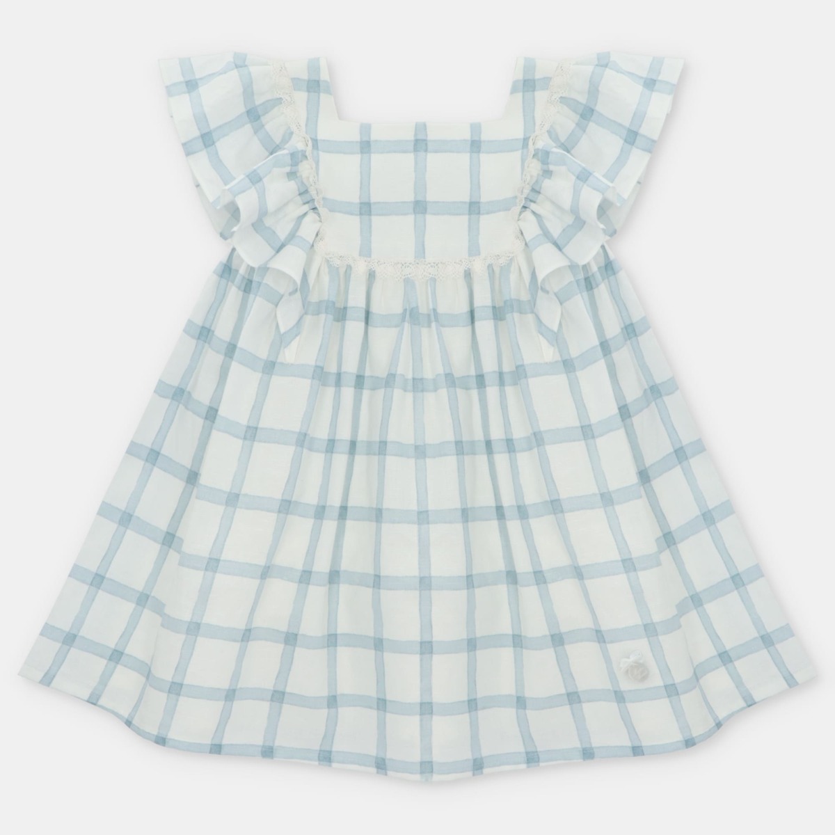 Vestido NiƱa Cuadros Capri
