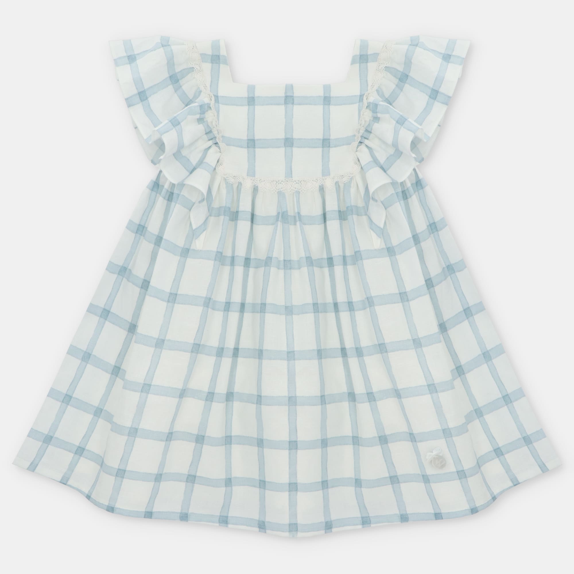 Vestido Niña Cuadros Capri