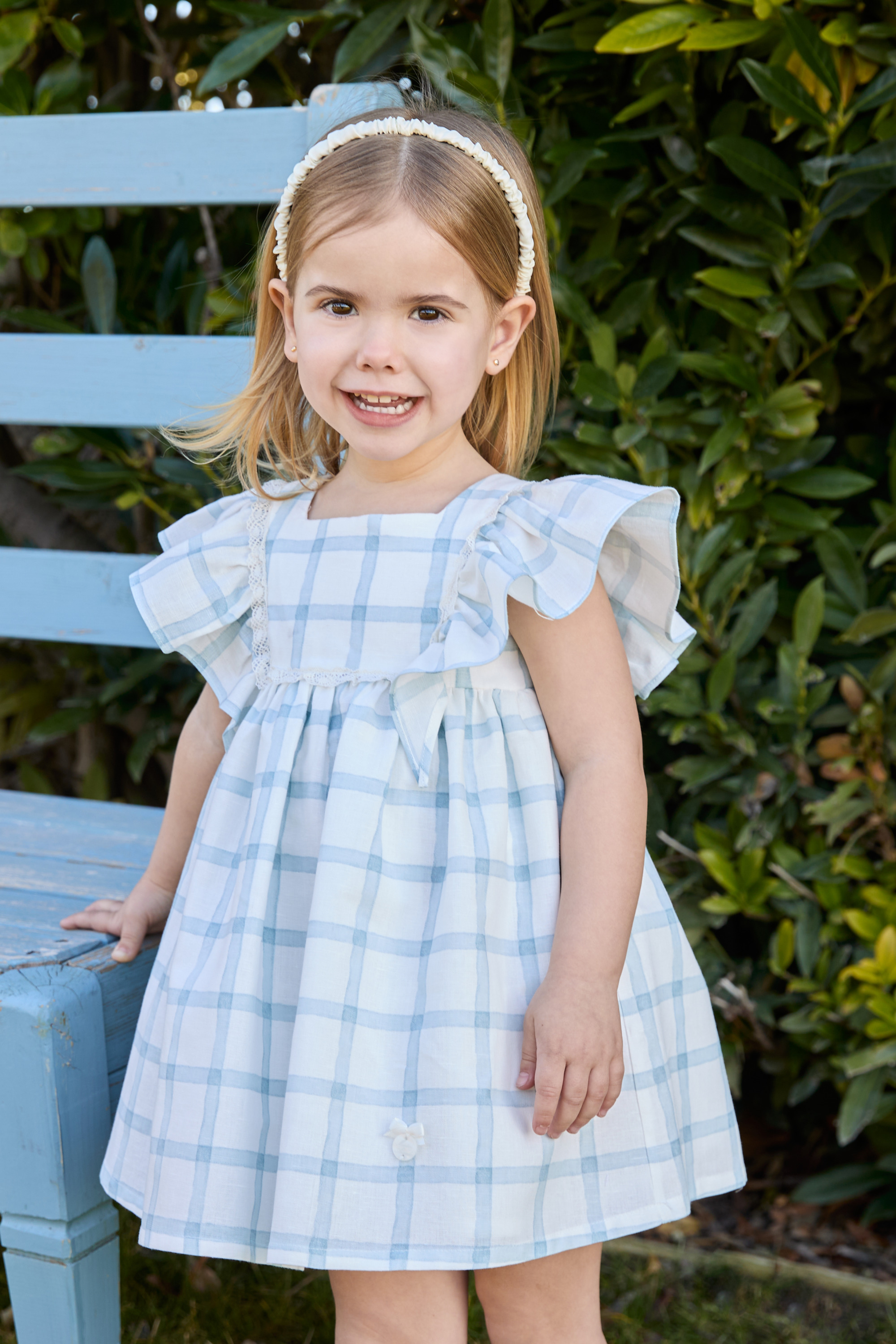 Vestido Niña Cuadros Capri - Imagen 4