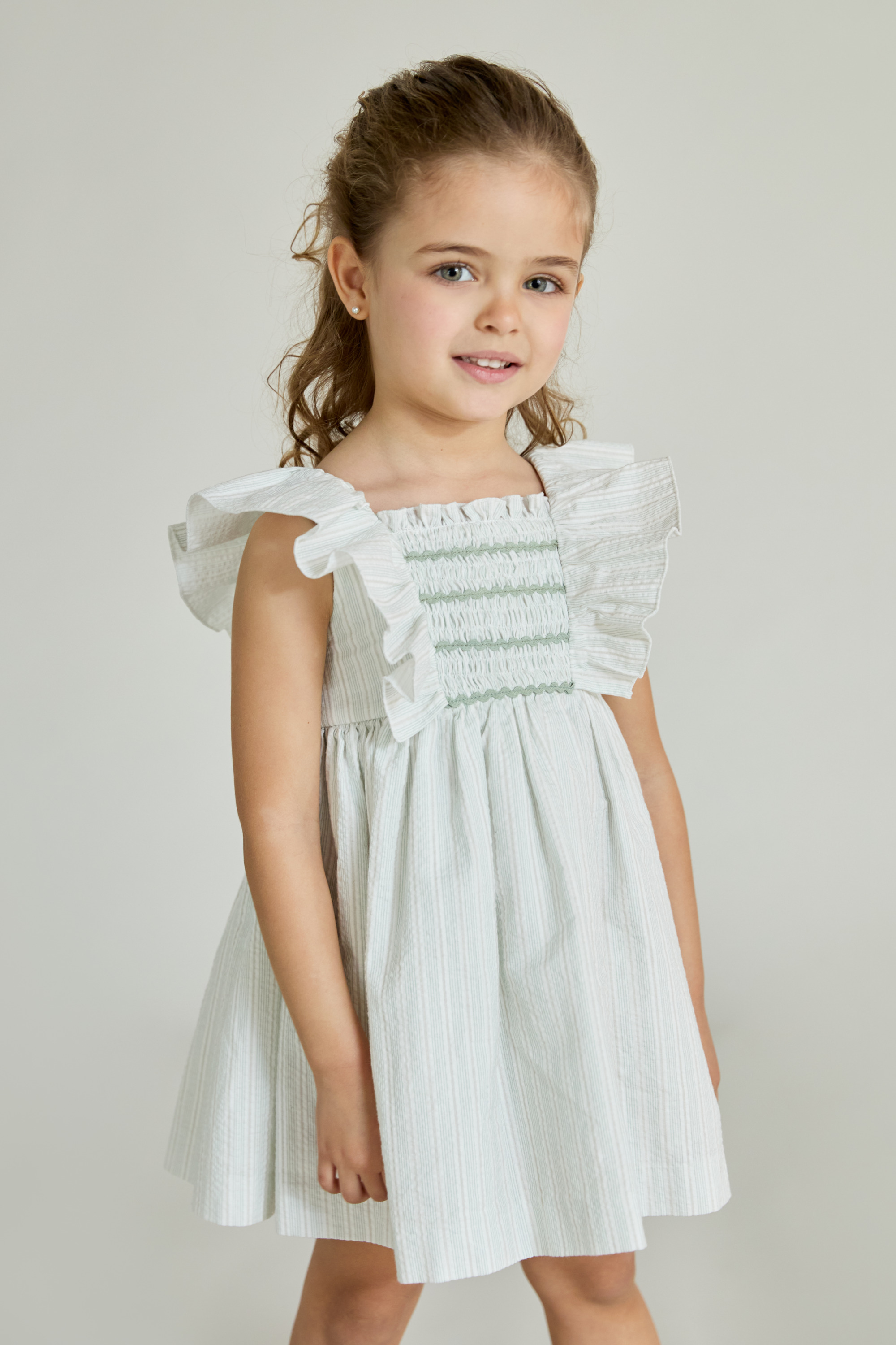 Vestido Rayas Niña Lucca - Imagen 4