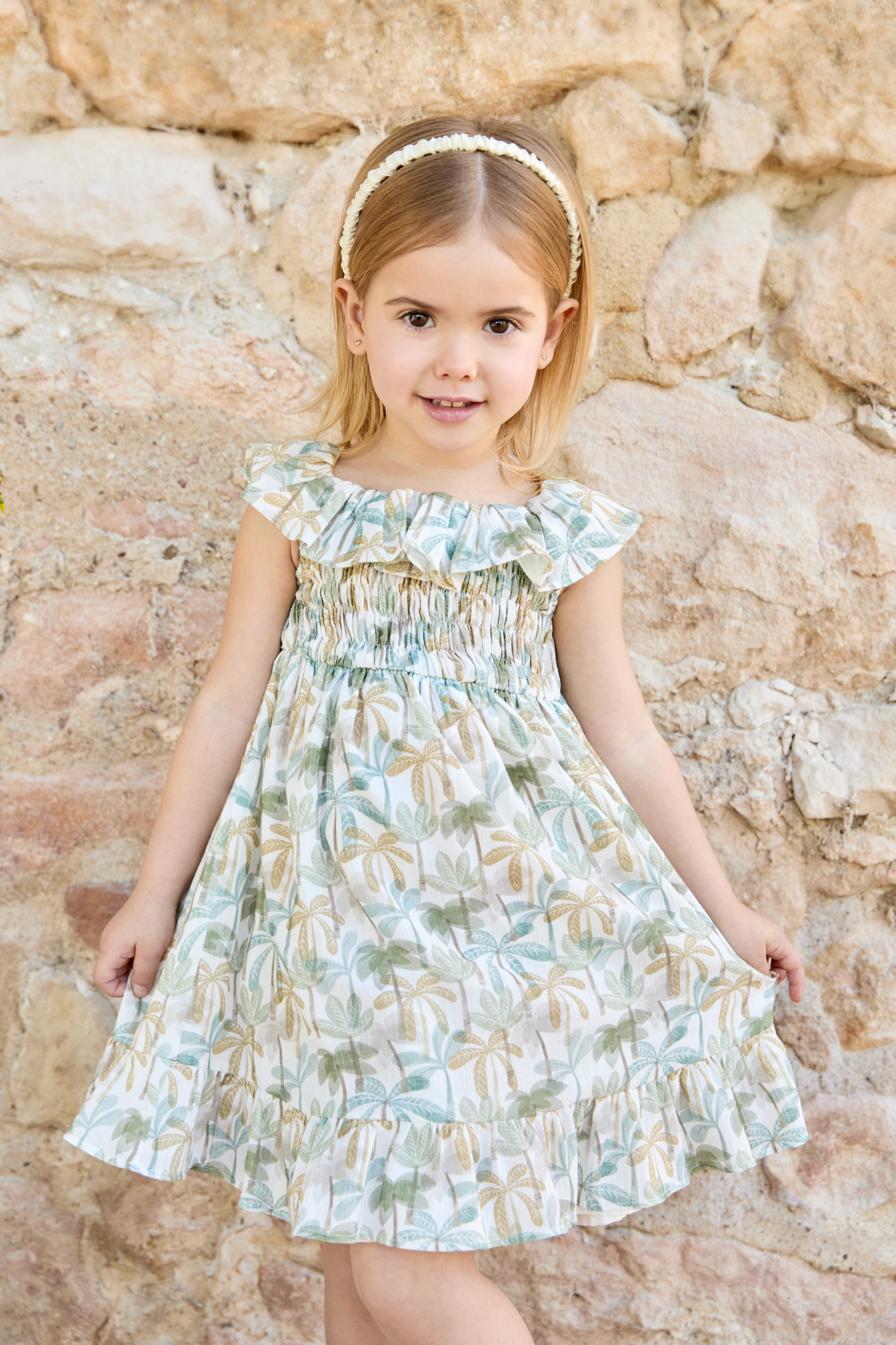 Vestido Niña Palmeras Palmi - Imagen 4