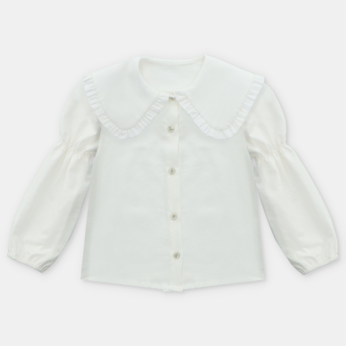 Blusa Tela Cuello Niña Leeds
