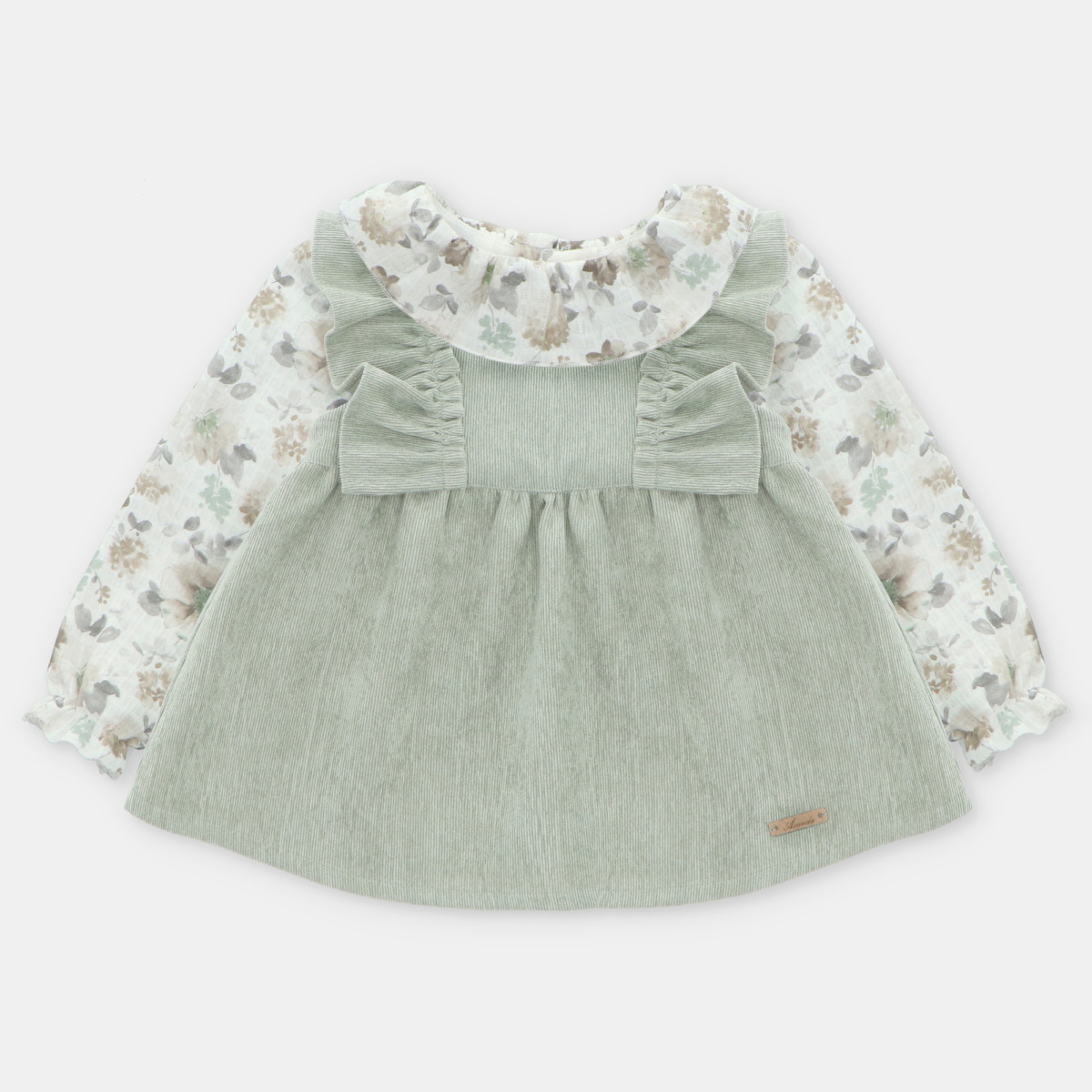 Conjunto Blusa Peto Volante Niña York