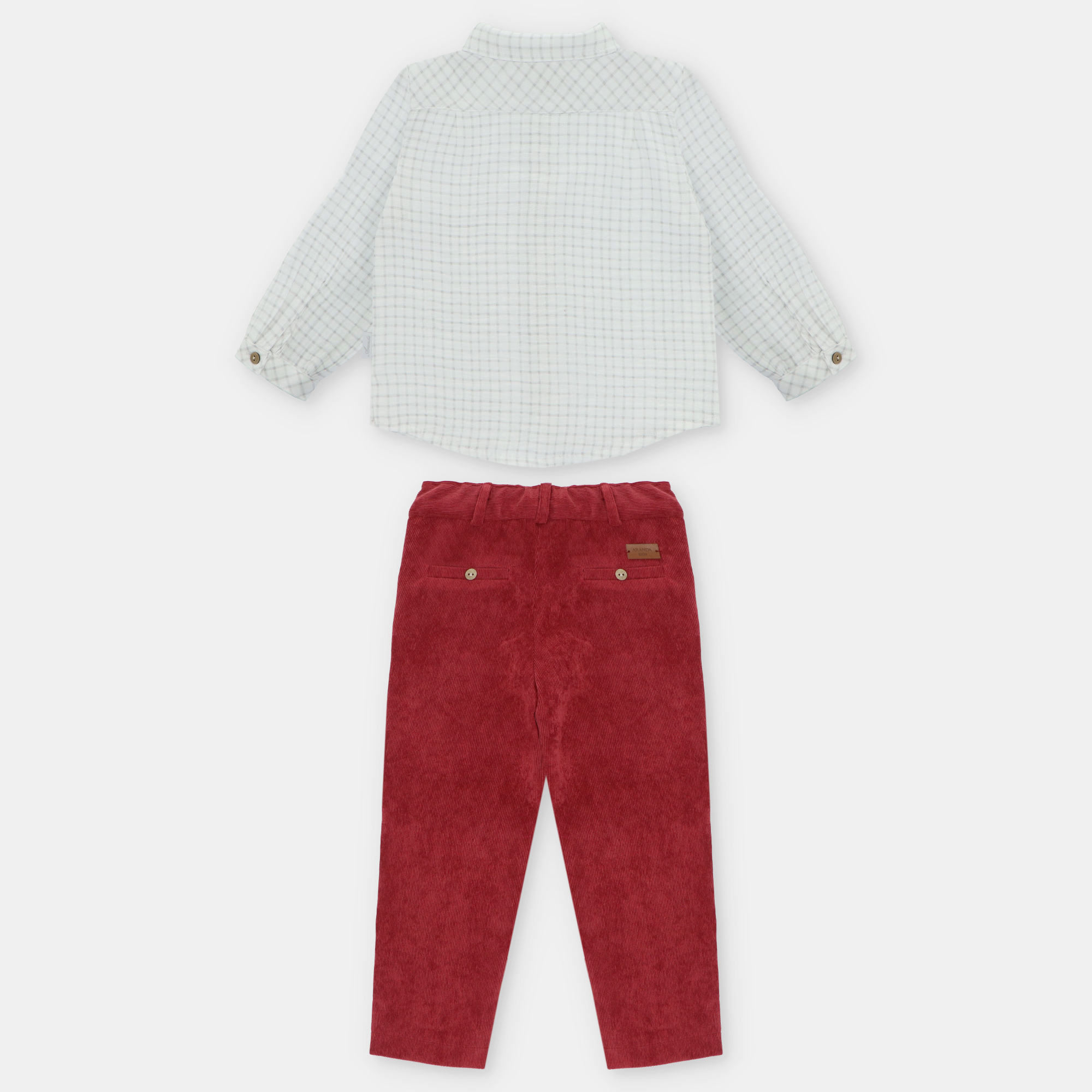 Conjunto Camisa Pantalón Niño Manchester - Imagen 2