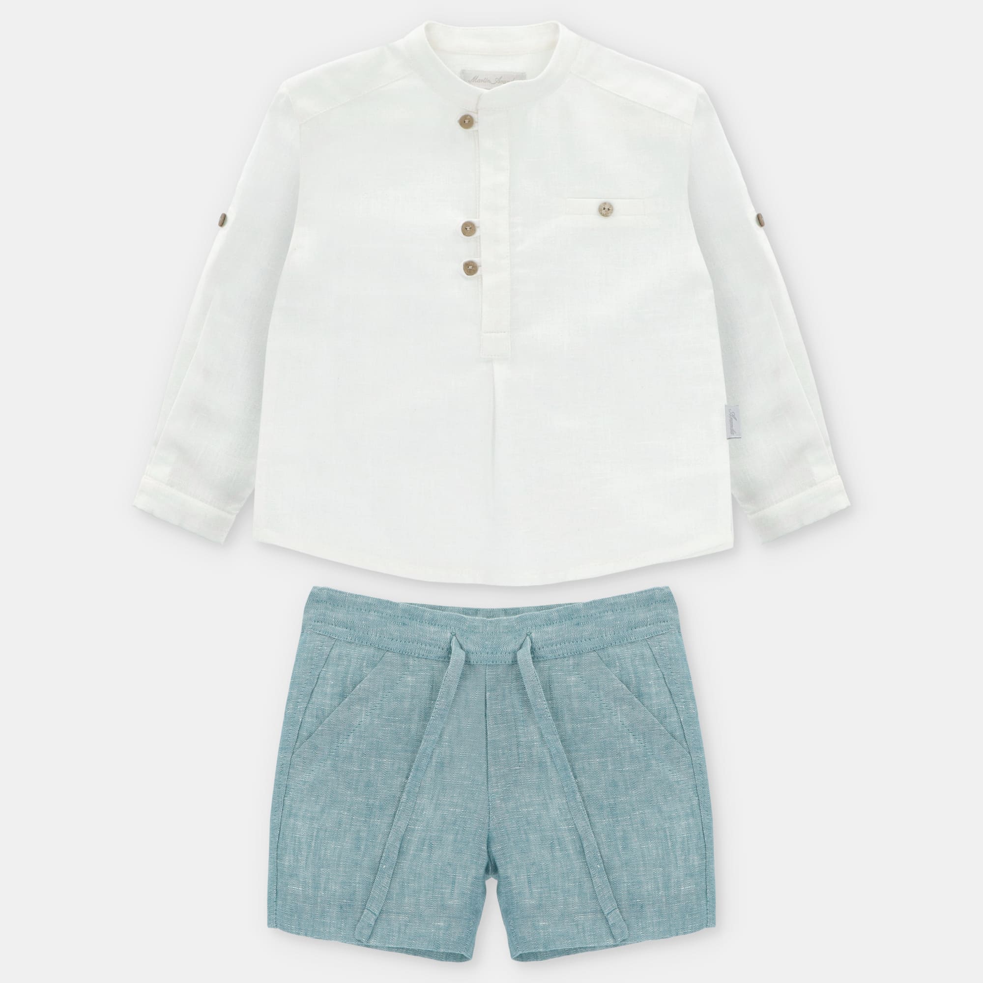 Conjunto Camisa Pantalón Corto Alberta - Imagen 2