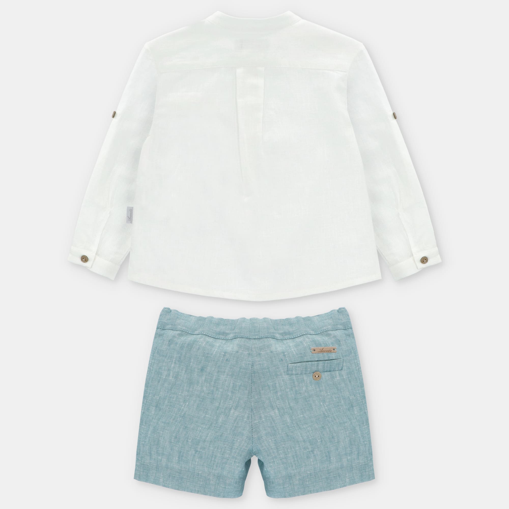 Conjunto Camisa Pantalón Corto Alberta - Imagen 3
