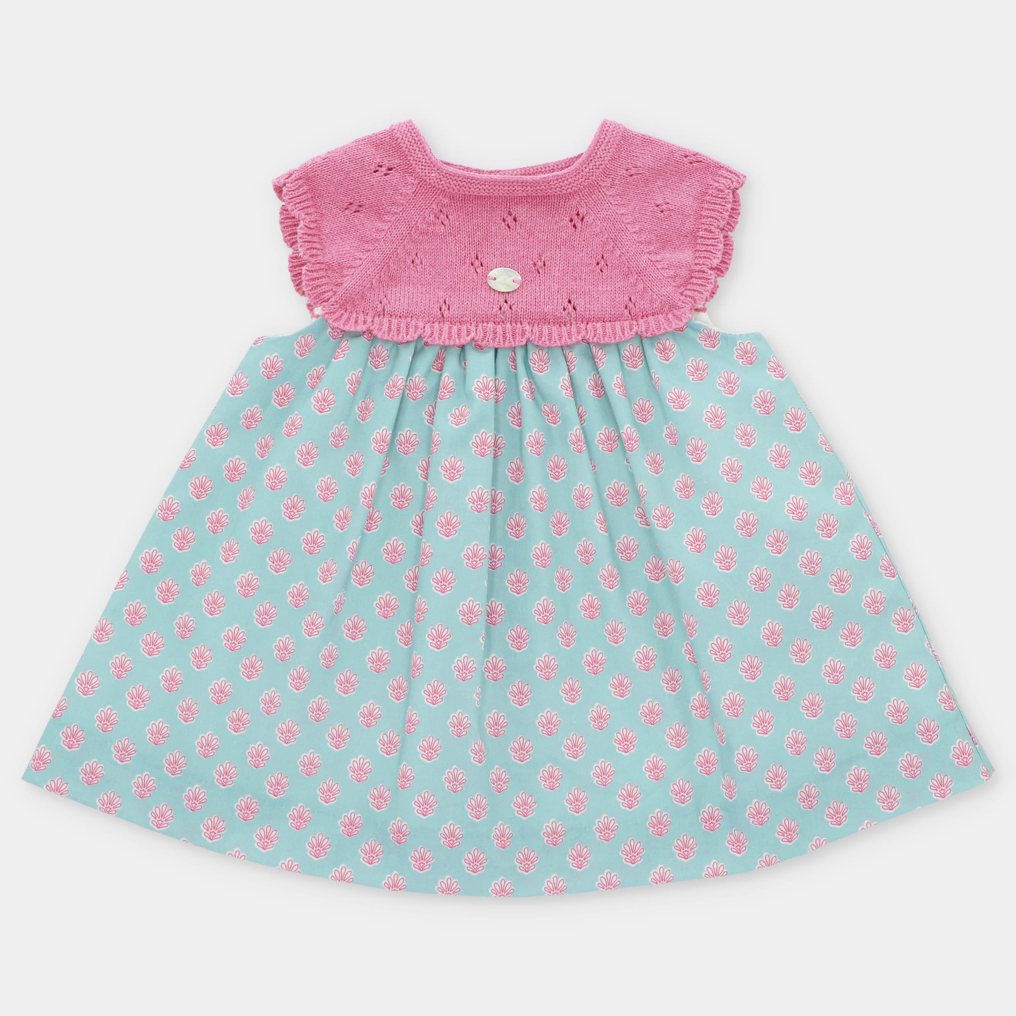 Vestido Punto y Tela Alberta