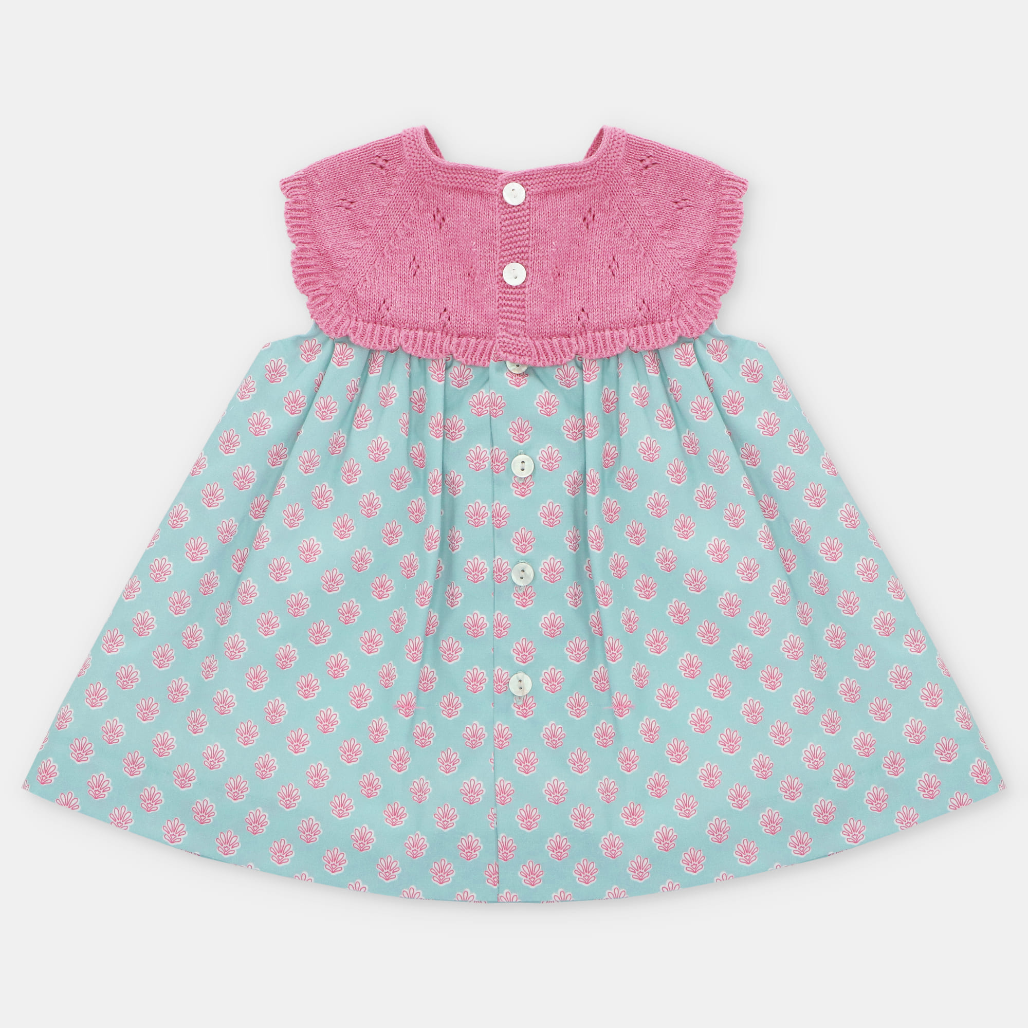 Vestido Punto y Tela Alberta - Imagen 2